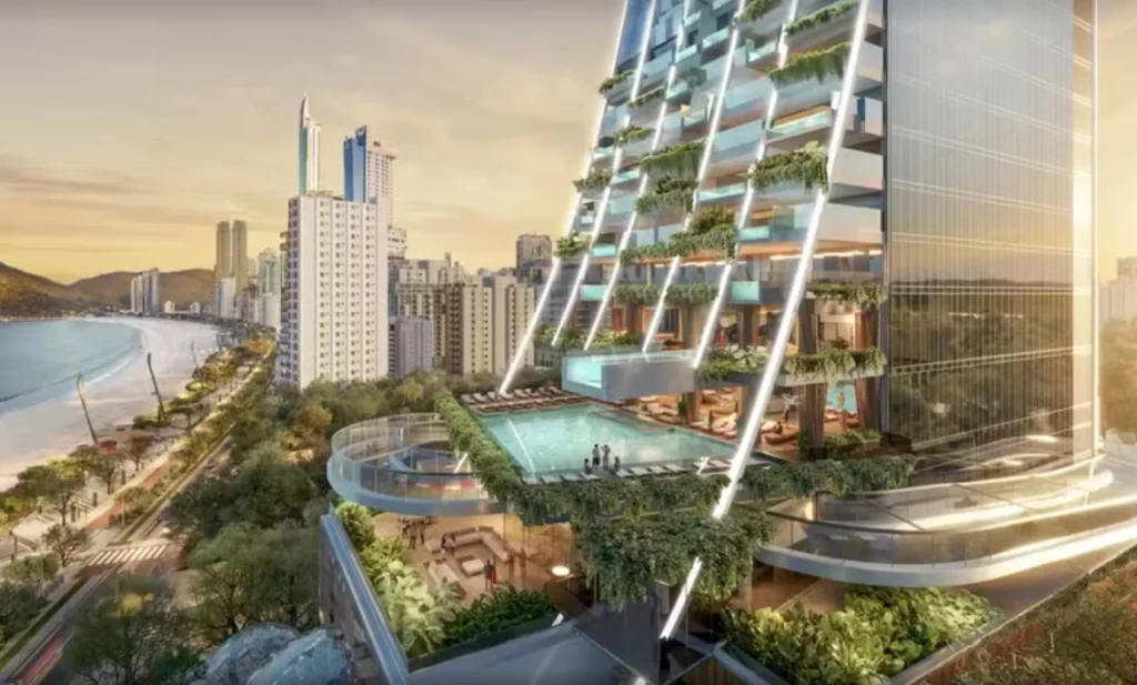 Apartamentos do Senna Tower em Balneário Camboriú
